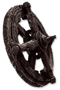 Arvil's Wheel Hardwood Targe